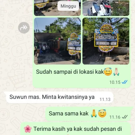 Pengiriman Papan Bunga Duka Koang Jaya