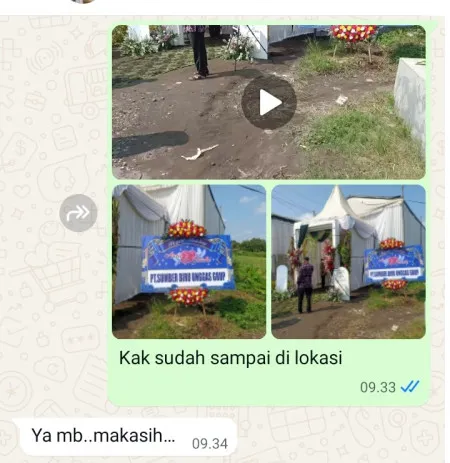 Pengiriman Karangan Bunga Koang Jaya