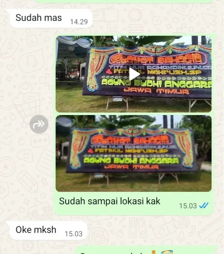 Pengiriman Papan Bunga Koang Jaya
