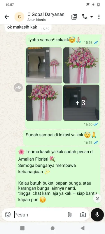 Pengiriman Karangan Bunga Koang Jaya