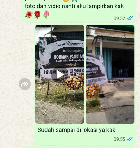 Pengiriman Karangan Bunga Koang Jaya